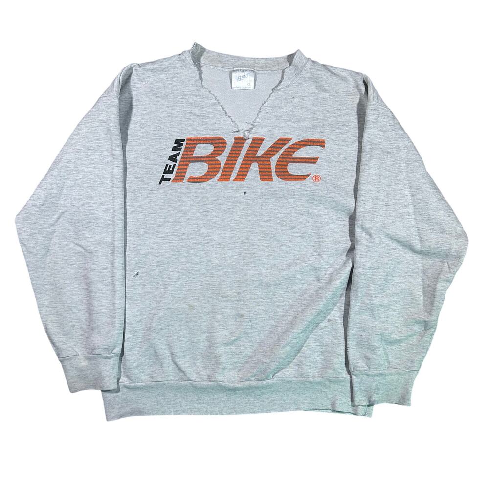Vintage 1990s Team Bike Faded Graphic Pullover Sweatshirt